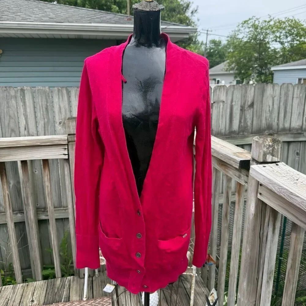Vintage Y2K Victorias Secret PINK Studded Cardigan Sweater